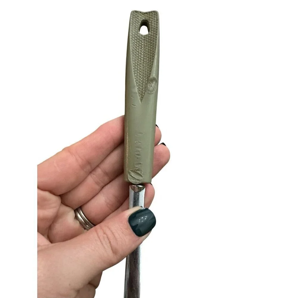 Vintage Metal Soatula And Ladle USA Stainless Steel